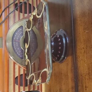 Demdaco Chocolate Berries Cake Stand